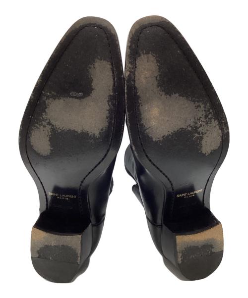 Saint Laurent Paris（サンローランパリ）Saint Laurent Paris (サンローランパリ) サイドゴアブーツ　WYATT CHELSEA BOOT ブラック サイズ:43　1/2の古着・服飾アイテム