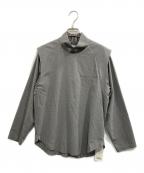 RIM.ARKリムアーク）の古着「オープンネックブラウス」｜グレー