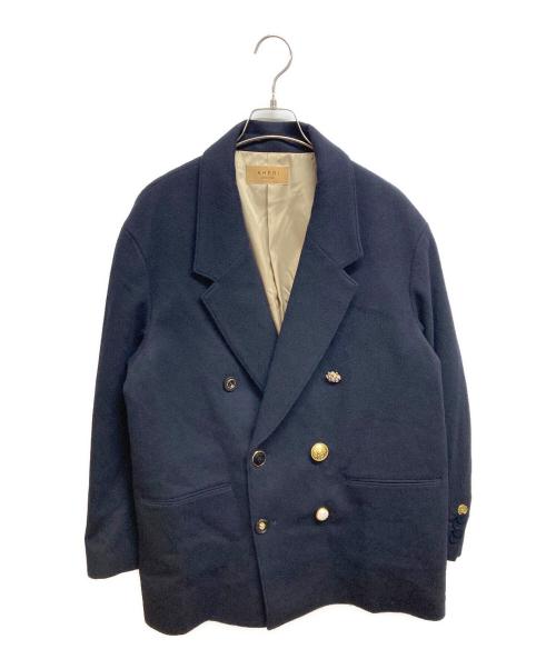 Ameri（アメリ）Ameri (アメリ) UND EMBELLISH PAPA JACKET ネイビー サイズ:Sの古着・服飾アイテム