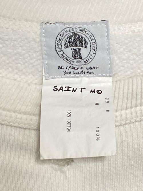 SAINT MICHAEL（セントマイケル）SAINT MICHAEL (セントマイケル) スウェット ホワイト サイズ:Mの古着・服飾アイテム