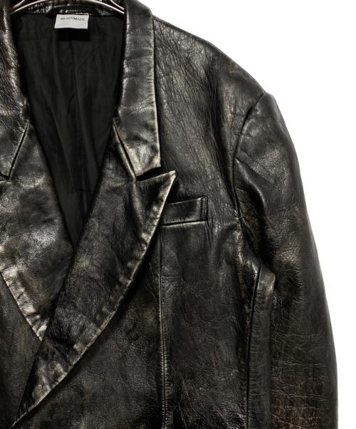 READYMADE（レディメイド）READYMADE (レディメイド) Leather Jacket ブラック サイズ:1の古着・服飾アイテム