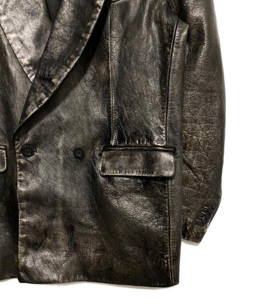 READYMADE（レディメイド）READYMADE (レディメイド) Leather Jacket ブラック サイズ:1の古着・服飾アイテム