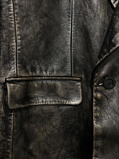 READYMADE（レディメイド）READYMADE (レディメイド) Leather Jacket ブラック サイズ:1の古着・服飾アイテム