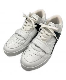 CELINE（セリーヌ）の古着「ベルクロストラップ ミッドスニーカー」｜ホワイト×ブラック