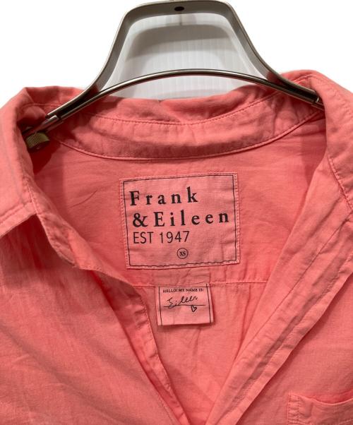Frank&Eileen（フランクアンドアイリーン）Frank&Eileen (フランクアンドアイリーン) イタリアンライトポプリン カラーシャツ サーモンピンク サイズ:XSの古着・服飾アイテム