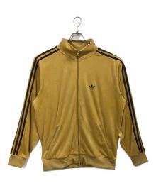adidas×BEAMS（アディダス×ビームス）の古着「ベッケンバウアーベロアトラックジャケット」｜ゴールドベージュ