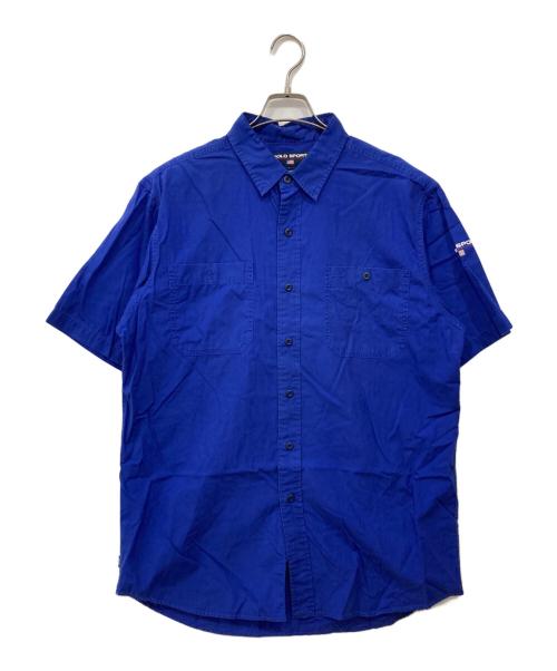 POLO SPORT（ポロスポーツ）POLO SPORT (ポロスポーツ) 半袖シャツ ブルー サイズ:Lの古着・服飾アイテム