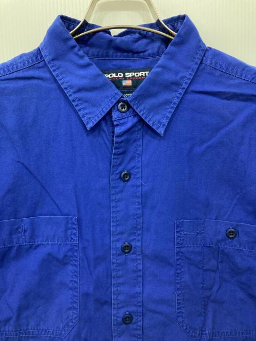 POLO SPORT（ポロスポーツ）POLO SPORT (ポロスポーツ) 半袖シャツ ブルー サイズ:Lの古着・服飾アイテム