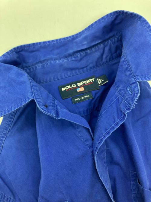 POLO SPORT（ポロスポーツ）POLO SPORT (ポロスポーツ) 半袖シャツ ブルー サイズ:Lの古着・服飾アイテム