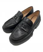 COACHコーチ）の古着「リア ローファー」｜ブラック