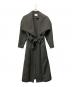 AMERI（アメリ）の古着「BIG COLLAR TUCK SHOULDER COAT」｜チャコールグレー