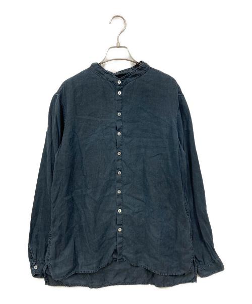 MITTAN（ミッタン）MITTAN (ミッタン) ヘンプシャツ ネイビー サイズ:SIZE 3の古着・服飾アイテム