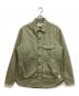 SASSAFRAS（ササフラス）の古着「ヘリンボーン ファティーグジャケット」｜オリーブ
