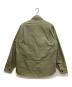 SASSAFRAS (ササフラス) ヘリンボーン ファティーグジャケット オリーブ サイズ:M：12000円