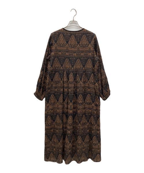 sara mallika（サラマリカ）sara mallika (サラマリカ) MEENAプリントドレス ブラック サイズ:Sの古着・服飾アイテム