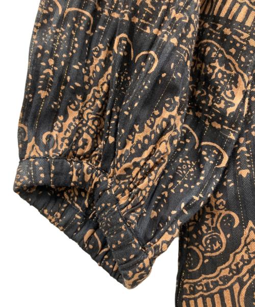 sara mallika（サラマリカ）sara mallika (サラマリカ) MEENAプリントドレス ブラック サイズ:Sの古着・服飾アイテム