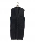 SPECCHIOスペッチオ）の古着「シャトルプリーツ 2wayワンピースベスト」｜ブラック