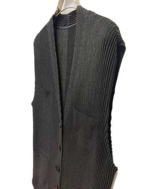 SPECCHIO（スペッチオ）SPECCHIO (スペッチオ) シャトルプリーツ 2wayワンピースベスト ブラック サイズ:40の古着・服飾アイテム