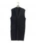 SPECCHIO（スペッチオ）の古着「シャトルプリーツ 2wayワンピースベスト」｜ブラック