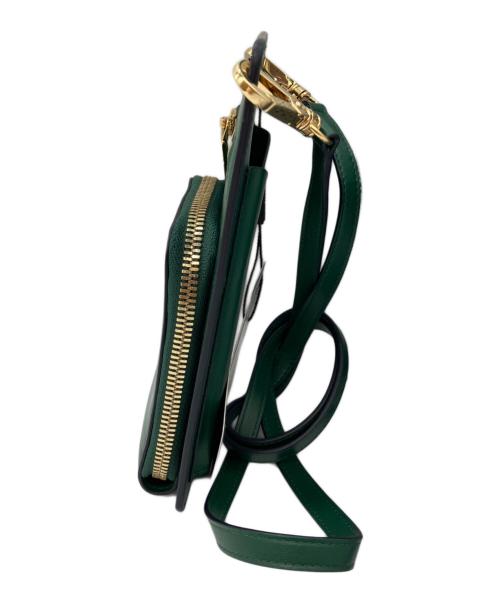 DOLCE & GABBANA（ドルチェ＆ガッバーナ）DOLCE & GABBANA (ドルチェ＆ガッバーナ) ショルダーウォレット グリーンの古着・服飾アイテム
