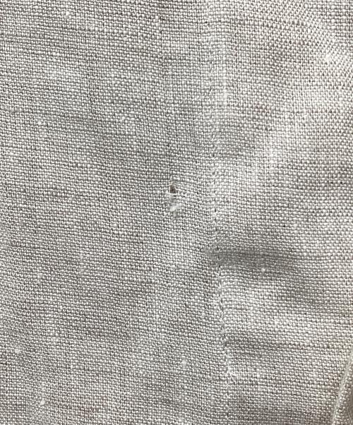 LE GLAZIK（ル グラジック）LE GLAZIK (ル グラジック) 50sリネンクロスノーカラージャケット ベージュ サイズ:36の古着・服飾アイテム