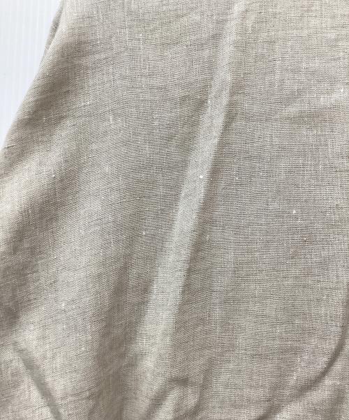 LE GLAZIK（ル グラジック）LE GLAZIK (ル グラジック) 50sリネンクロスノーカラージャケット ベージュ サイズ:36の古着・服飾アイテム