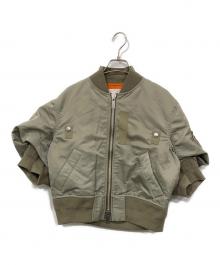 sacai（サカイ）の古着「Nylon TWILL Blouson」｜オリーブ
