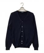 Zanoneザノーネ）の古着「flexwool ニットカーディガン」｜ネイビー