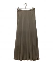 1er Arrondissement（プルミエ アロンディスモン）の古着「キュプラフィブリルマーメイドスカート」｜ベージュ