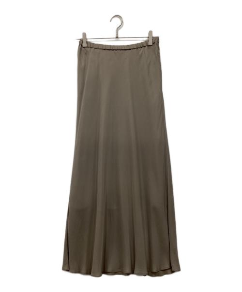 1er Arrondissement（プルミエ アロンディスモン）1er Arrondissement (プルミエ アロンディスモン) キュプラフィブリルマーメイドスカート ベージュ サイズ:38の古着・服飾アイテム