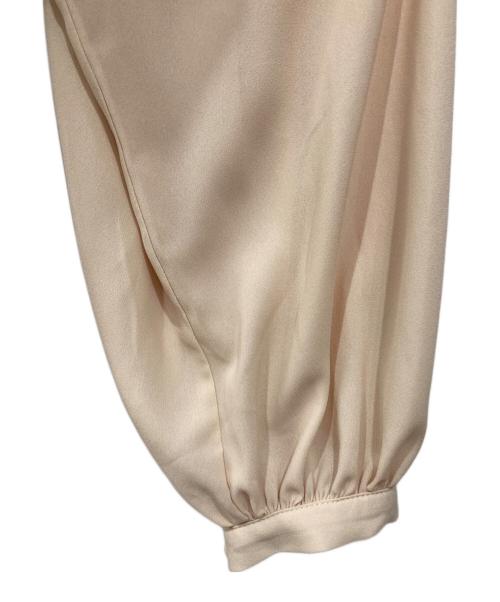 Sov.（ソブ）Sov. (ソブ) ジョーゼットブラウス ベージュ サイズ:Fの古着・服飾アイテム