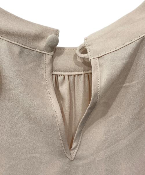 Sov.（ソブ）Sov. (ソブ) ジョーゼットブラウス ベージュ サイズ:Fの古着・服飾アイテム