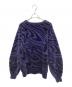 TOGA PULLA (トーガ プルラ) ジャガードニットプルオーバー ネイビー サイズ:38：10000円