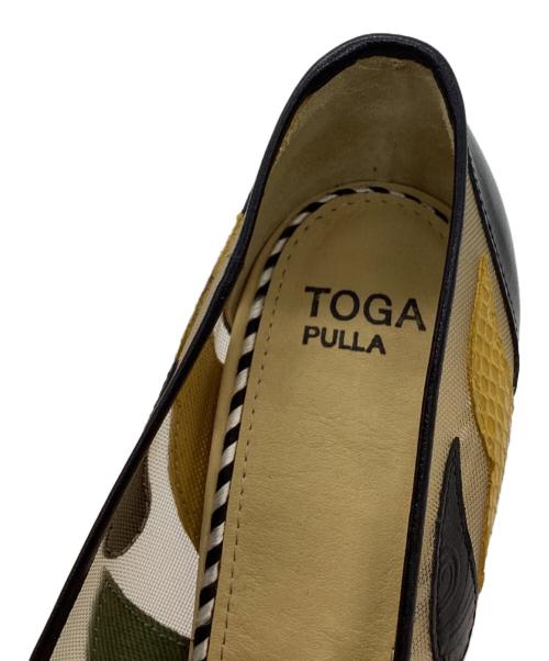 TOGA PULLA（トーガ プルラ）TOGA PULLA (トーガ プルラ) メッシュデザインパンプス ブラック サイズ:23.5cmの古着・服飾アイテム