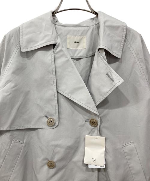 IENA（イエナ）IENA (イエナ) PE/ポプリンオーバーショートコート ライトグレー サイズ:36 未使用品の古着・服飾アイテム