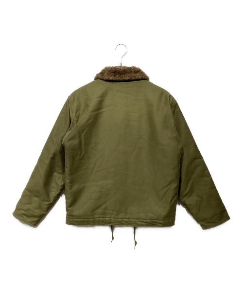 HOUSTON（ヒューストン）HOUSTON (ヒューストン) N-1デッキジャケット カーキ サイズ:38の古着・服飾アイテム