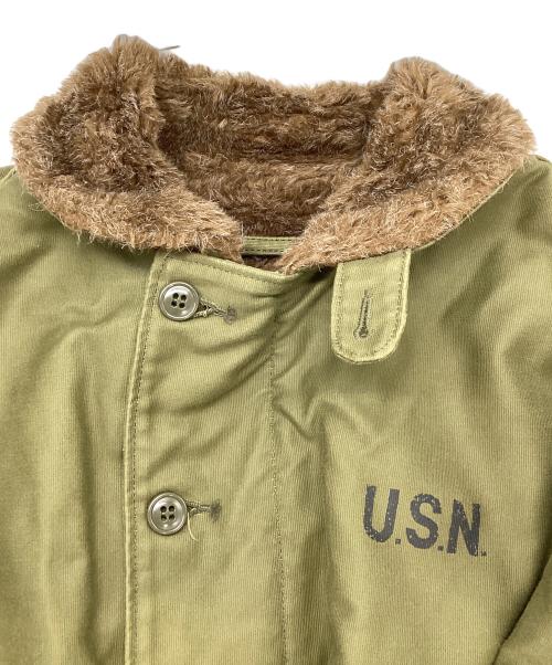 HOUSTON（ヒューストン）HOUSTON (ヒューストン) N-1デッキジャケット カーキ サイズ:38の古着・服飾アイテム