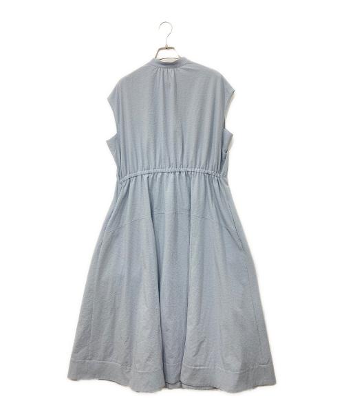 KUMIKYOKU（クミキョク）KUMIKYOKU (クミキョク) サッカーストレッチワンピース スカイブルー サイズ:7の古着・服飾アイテム