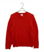 FEDELI×TOMORROW LANDフェデーリ×トゥモローランド）の古着「クルーネックニット」｜レッド