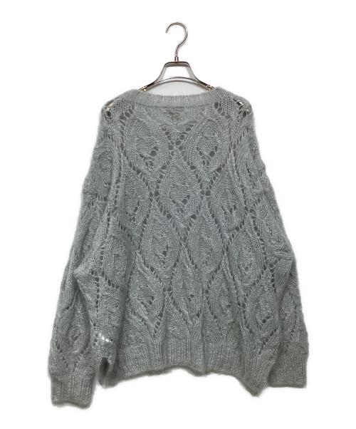 KEITA MARUYAMA（ケイタマルヤマ）KEITA MARUYAMA (ケイタマルヤマ) モヘヤ混ニット　BJ7-2042503JC ライトグレー サイズ:1の古着・服飾アイテム