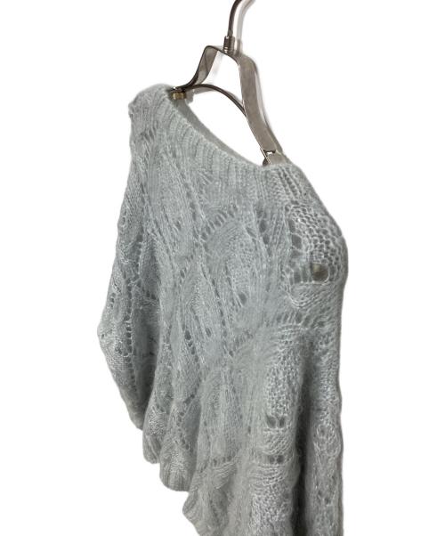 KEITA MARUYAMA（ケイタマルヤマ）KEITA MARUYAMA (ケイタマルヤマ) モヘヤ混ニット　BJ7-2042503JC ライトグレー サイズ:1の古着・服飾アイテム