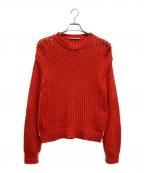 Acne studiosアクネ ストゥディオス）の古着「CREW NECK SWEATER／クルーネックセーター」｜オレンジ