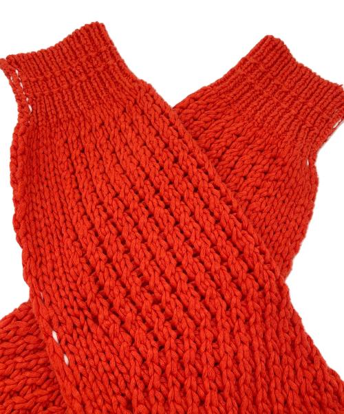 Acne studios（アクネ ストゥディオズ）Acne studios (アクネ ストゥディオス) CREW NECK SWEATER／クルーネックセーター オレンジ サイズ:Sの古着・服飾アイテム