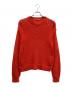 Acne studios（アクネ ストゥディオス）の古着「CREW NECK SWEATER／クルーネックセーター」｜オレンジ