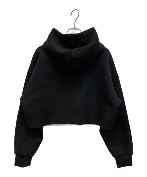 GOD SELECTION XXX（ゴッド セレクション トリプルエックス）GOD SELECTION XXX (ゴッドセレクショントリプルエックス) クロップドパーカー　ロゴフーディ ブラック サイズ:FREE 未使用品の古着・服飾アイテム