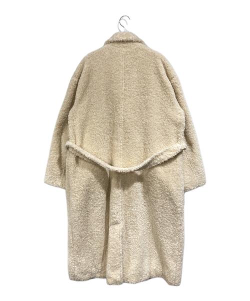 AMOMENTO（アモーメント）AMOMENTO (アモーメント) ボアガウンコート アイボリーの古着・服飾アイテム