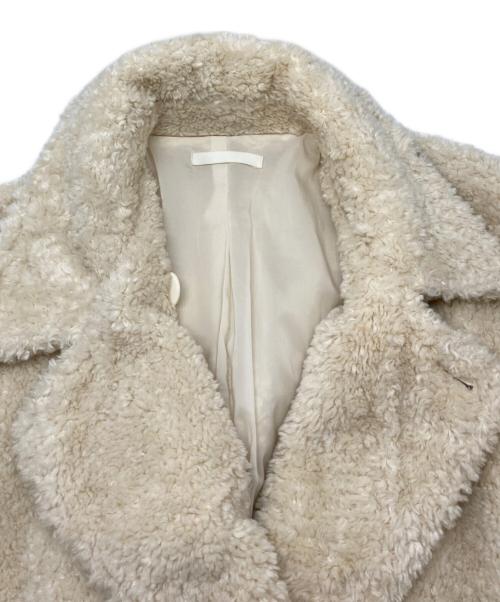 AMOMENTO（アモーメント）AMOMENTO (アモーメント) ボアガウンコート アイボリーの古着・服飾アイテム