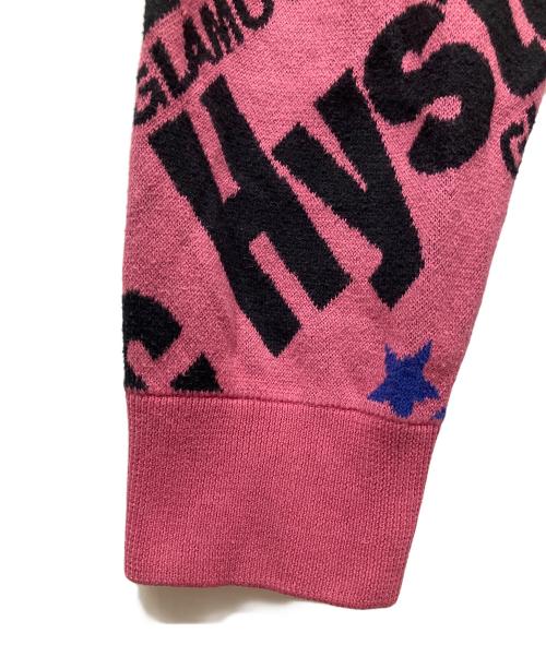 Hysteric Glamour（ヒステリックグラマー）Hysteric Glamour (ヒステリックグラマー) 総柄ニット ピンク サイズ:Mの古着・服飾アイテム