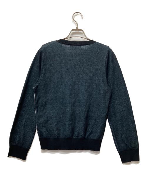 Hysteric Glamour（ヒステリックグラマー）Hysteric Glamour (ヒステリックグラマー) NEW WAVEジャカードショート丈 プルオーバー ネイビー サイズ:FREEの古着・服飾アイテム