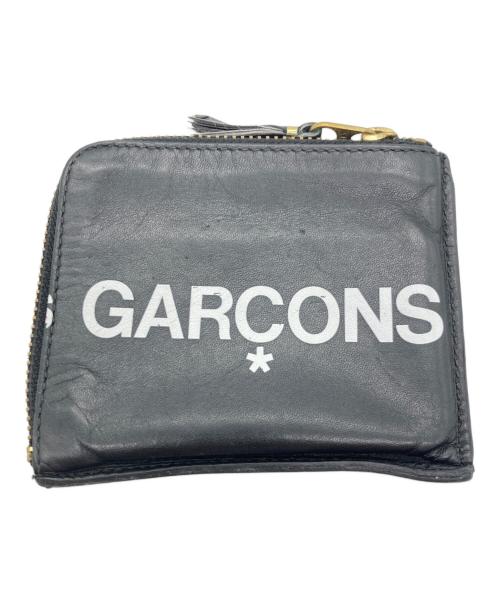 COMME des GARCONS（コムデギャルソン）COMME des GARCONS (コムデギャルソン) HUGE LOGO コンパクトウォレット ブラックの古着・服飾アイテム